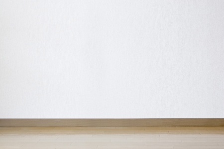 White walls and flooring