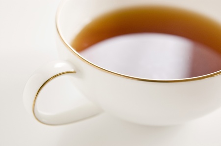 close-up of black teaの写真素材