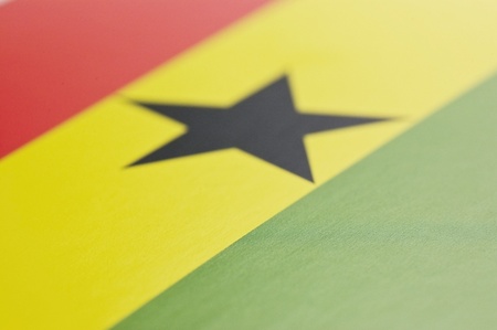 Flag of Ghanaの写真素材