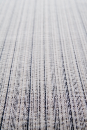 Gray stripe fabric of japanese traditional craft, close up 