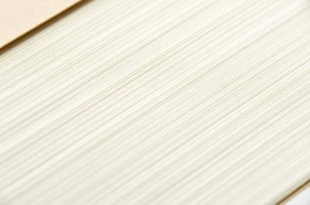 Close-up shot of book pages, background image の写真素材