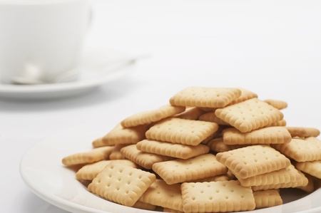 A lot of biscuits were served in a dish 
