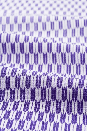 Wavy cloth of japanese traditional  crafts, close-up shoot 