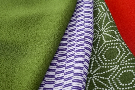 Background of japanese fabric