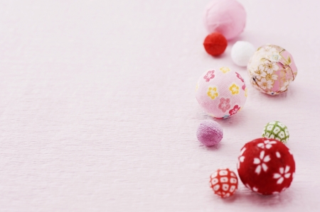 Temari of new year decoration, japanese traditional crafts の写真素材