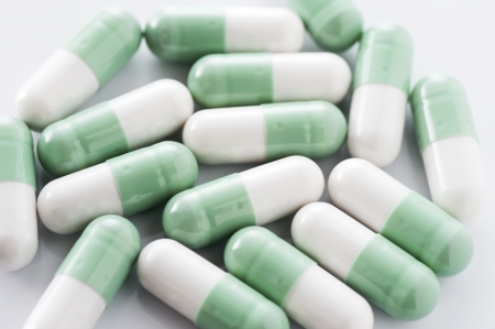 A lot of capsules for medical, close-up の写真素材