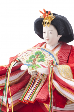 hina-ningyo of japanese traditional crafts doll, for girls festival の写真素材