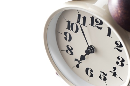 Close up of alarm clock