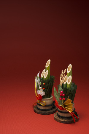 KADOMATSU, japanese new year decorationの写真素材