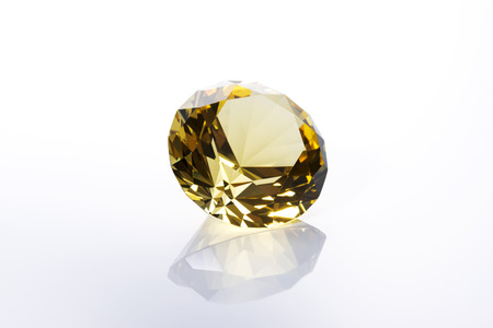 Jewel on white の写真素材