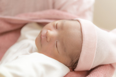 Born newborn baby by mother
