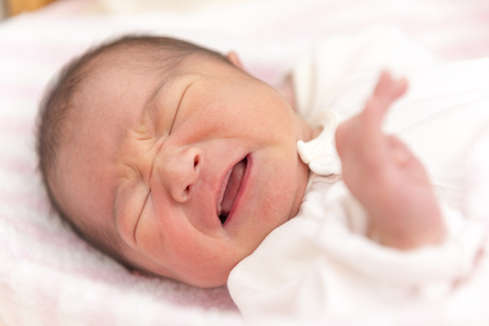 Baby cryingの写真素材