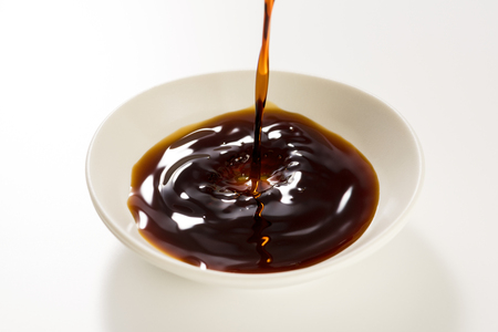 Soy sauce is a traditional fermented Seasonings, used in Asia.の写真素材