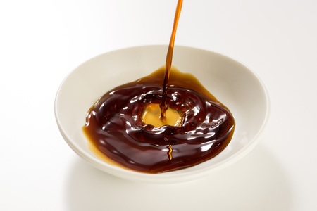 Soy sauce is a traditional fermented Seasonings, used in Asia.の写真素材