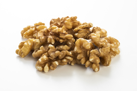 Peeled walnuts, close-up