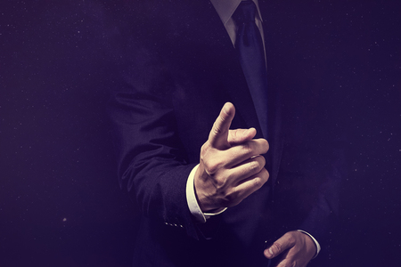 Businessman hands, part shooting.の写真素材