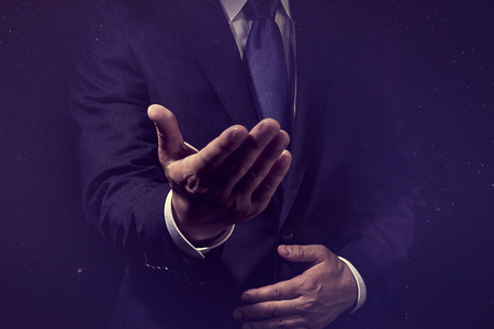 Businessman hands, part shooting.の写真素材