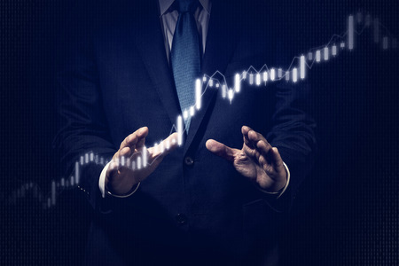 Business concept, Stock trading.の写真素材