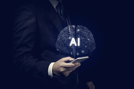 Business concept, Artificial intelligence.の写真素材