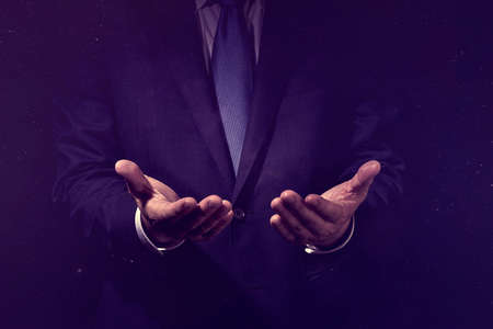 Businessman hands, part shooting.の写真素材