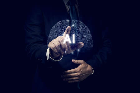 Business concept, Artificial intelligence.の写真素材