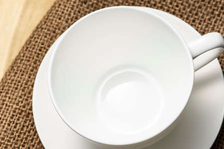 Empty coffee cup