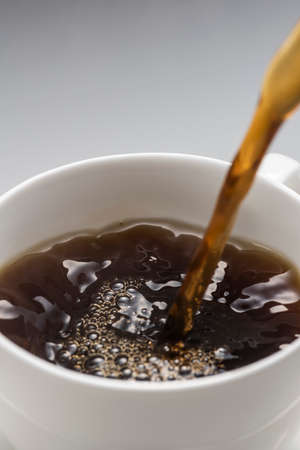 Non sugar hot coffeeの写真素材