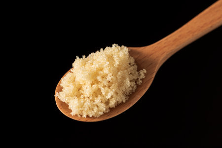 Japanese brown sugar.の写真素材