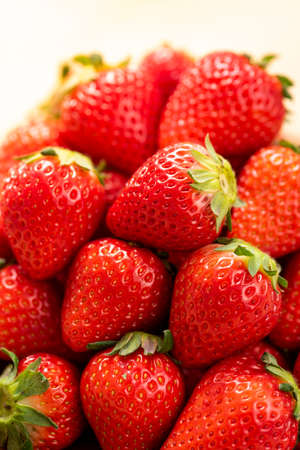 Lots of strawberries, close upの写真素材