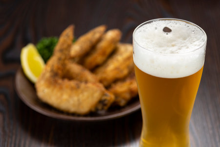Beer and Japanese izakaya cuisineの写真素材