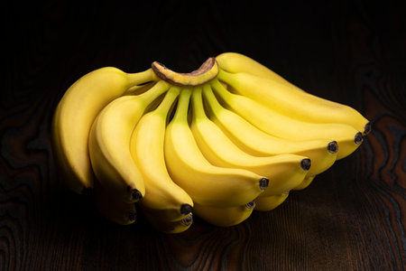 Many bananas in one bunchの写真素材