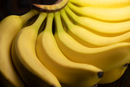 Many bananas in one bunchの写真素材