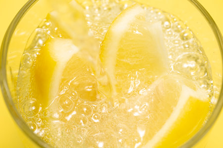 Lemon sour with plenty of lemonの写真素材