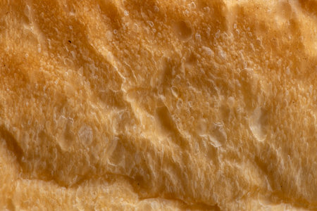 Bread texture closeup. Background image.の写真素材