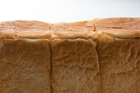 Bread texture closeup. Background image.の写真素材