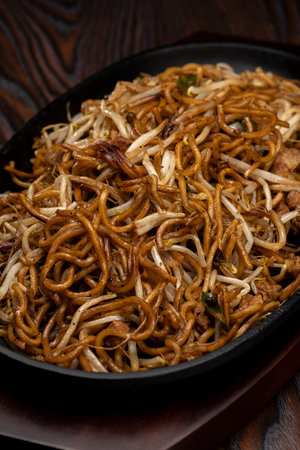 Japanese local food Hita-yakisoba. Hita City, Oita Prefecture.の写真素材
