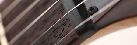 Classic shape wooden electric guitar with rosewood neck