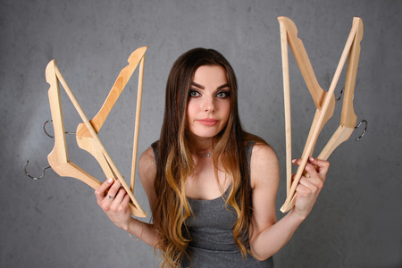 Young beautiful woman fashionable womanの写真素材