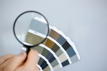 Color print of pantone statistics offsetの写真素材