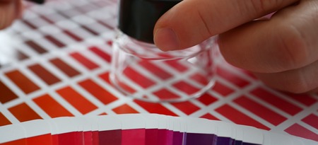 Employee refueling cartridge serviceの写真素材