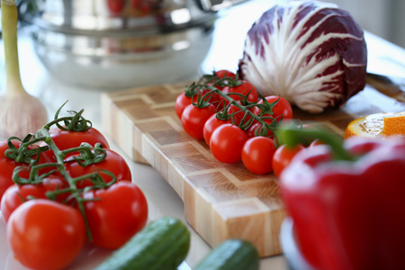 Red Tomato Assortment Ingredient Photographyの写真素材
