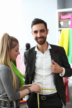 Couture Clothes Design Tailoring Sewing Conceptの写真素材