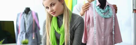 Dressmaking Process Exclusive Clothes Creationの写真素材