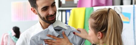 Assistant Buyer Fashion Tailor Profession Conceptの写真素材