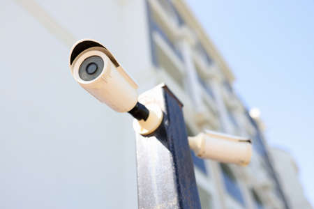 Video surveillance, video surveillance camera, video equipment external security system, territory controlの写真素材