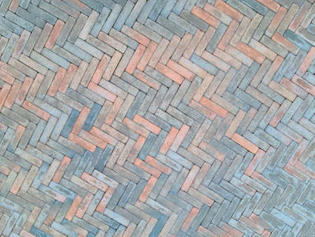 Closeup of gray paving slabs on street backgroundの写真素材