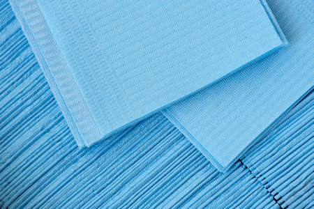Set of medical disposable wipes, close-upの写真素材