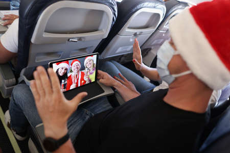 Close friends connect on video call