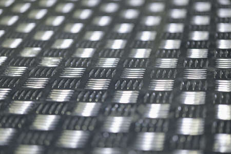 Seamless metal floor plate with diamond pattern, antislip stainless steel sheet