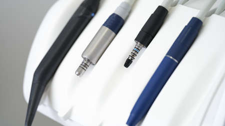 Dental tools and equipment in dental officeの写真素材